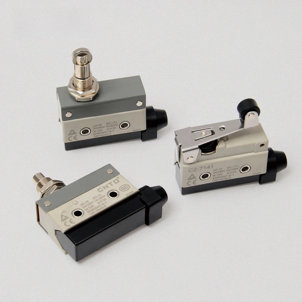 Mikroprzełącznik CNTD CZ-7100 CZ-7110 CZ-7120 CZ-7121 CZ-7124 Mały poziomy wyłącznik krańcowy Reset — zdjęcie 2