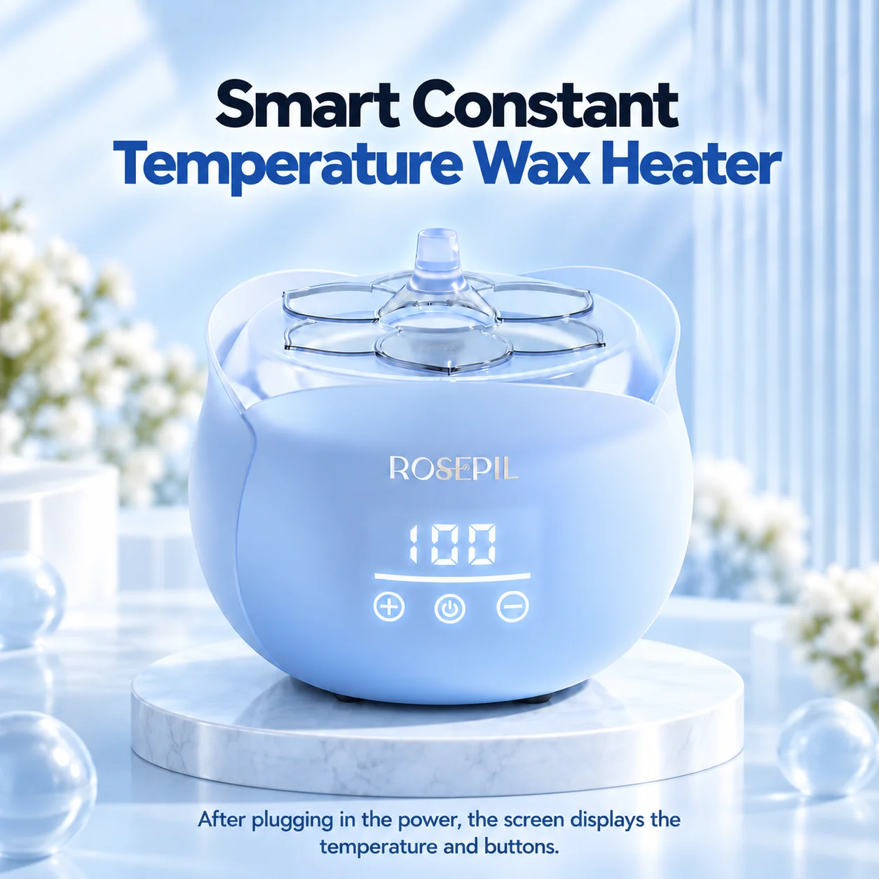 ROSEPIL  Digital Touch Wax War - Wax Warmer ulasan dan harga