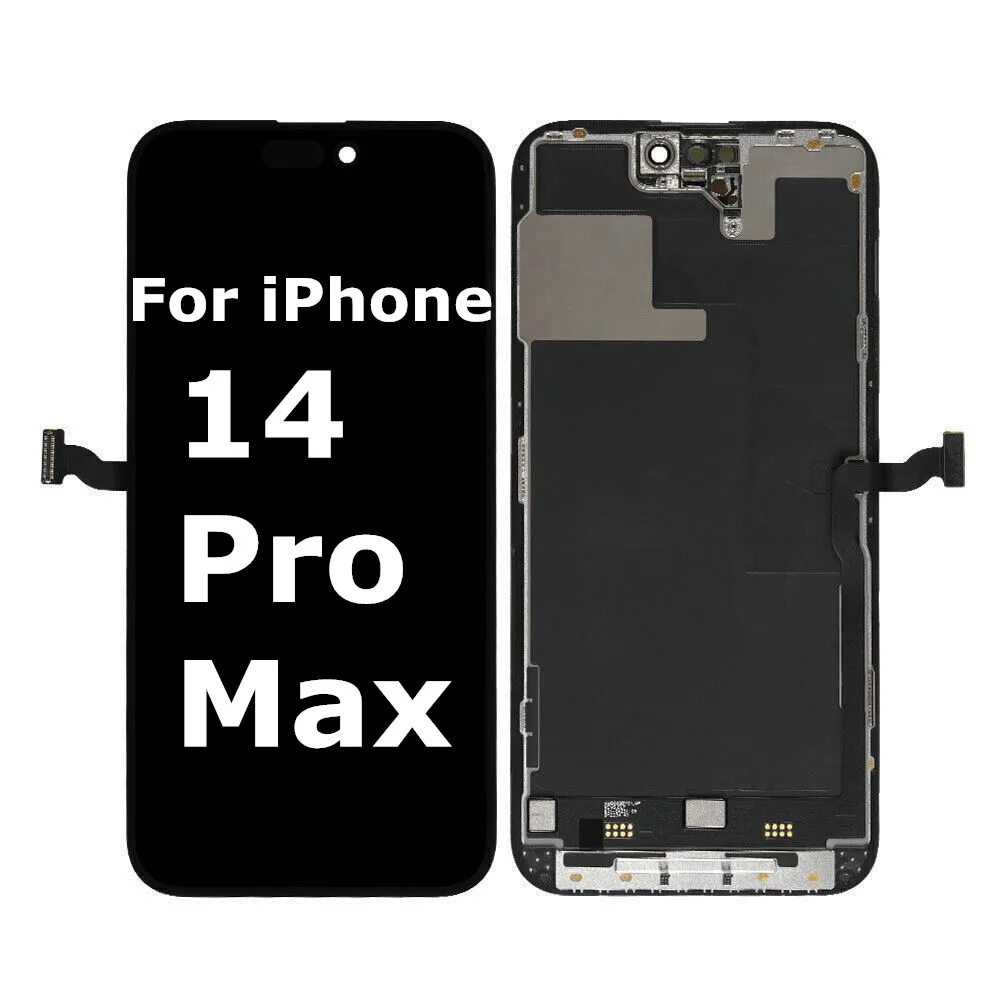 

Для iPhone 14 Pro Max ЖК-дисплей 3D сенсорный дигитайзер в сборе для 14PM мягкий OLED-экран Incell запасные части