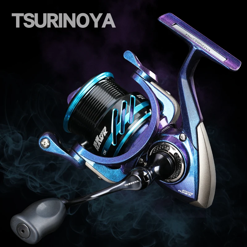 

TSURINOYA Fishing Reel HAWK 2000S 2500S 3000S Shallow Spool Long Casting Freshwater Saltwater Ice Fishing Spinning Reel Bass