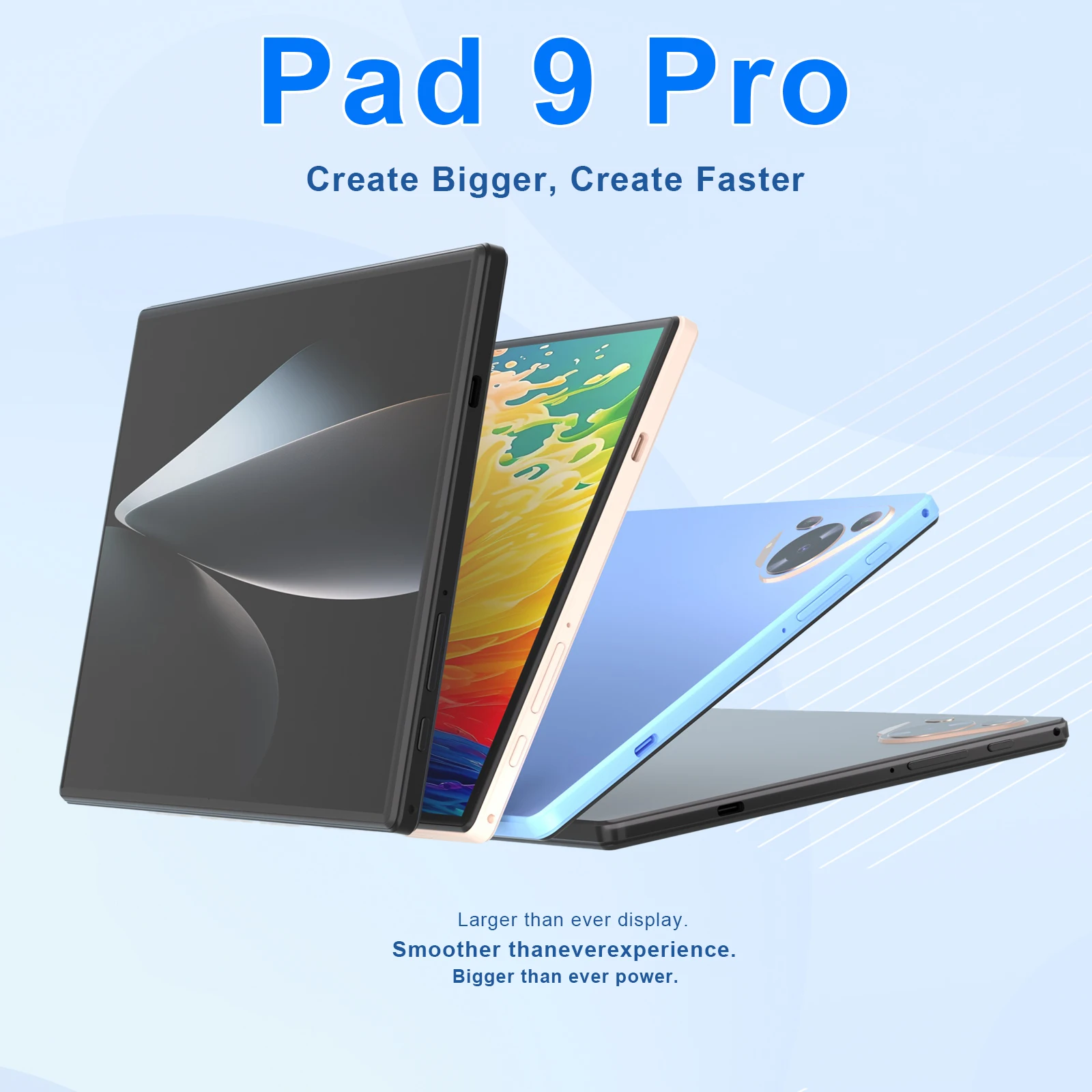 Tableta Original Pad 9 Pro de 10,1 pulgadas, Android 13, Snapdragon 870, 10 núcleos, 16GB + 1024GB, 10000mah, 5G, SIM Dual, WIFI, Pantalla Completa HD