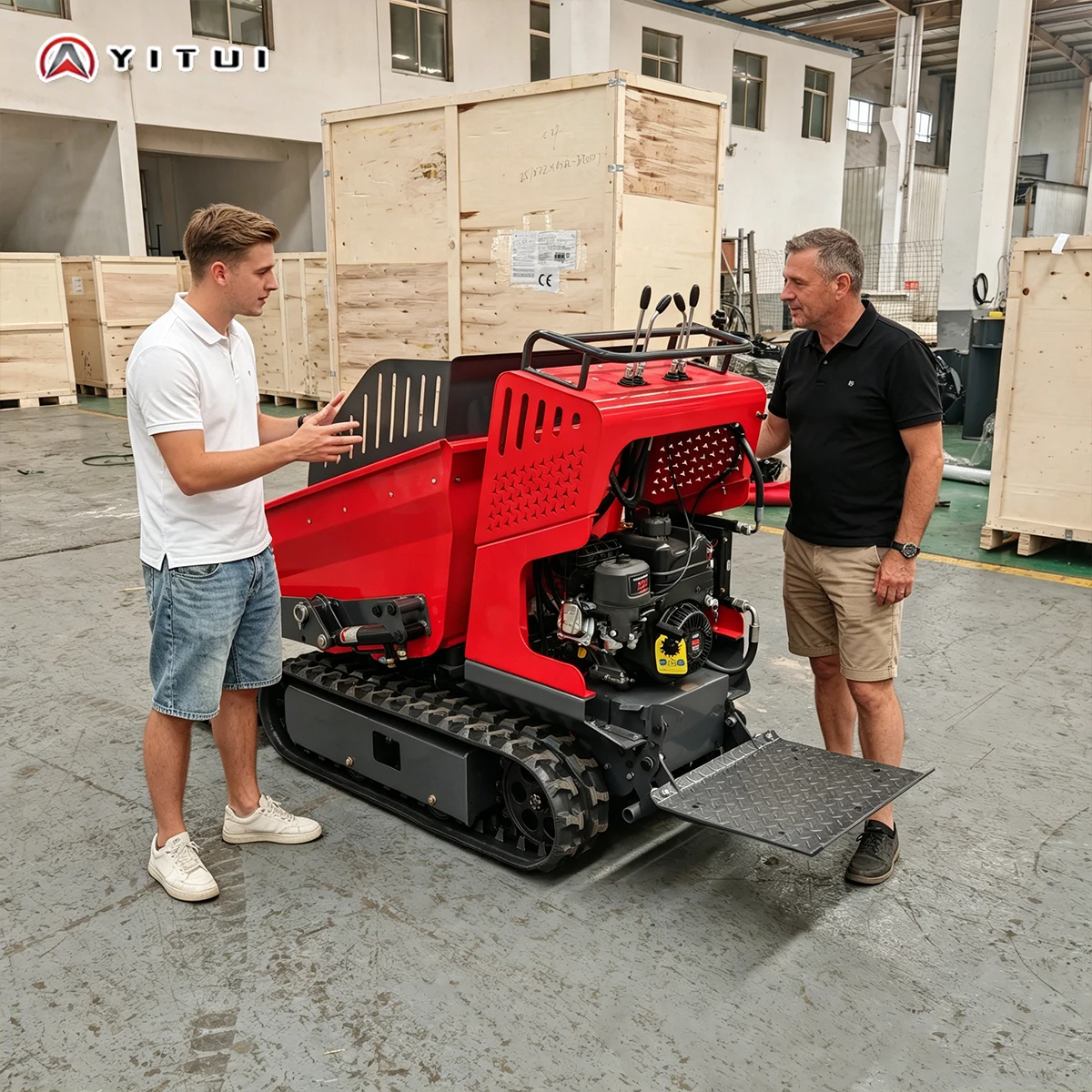 

Lightweight Customized Mini Dumper Portable Mini Dump Truck Easy Maintenance Tipper Vehicle For Home Renovation Rubbish Soil Car