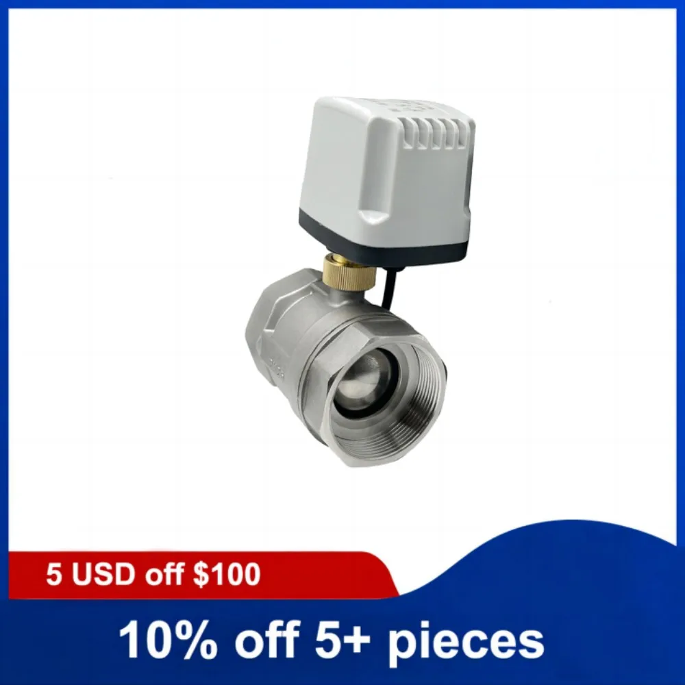 

2" IP65 Waterproof Motorized Ball Valve Stainless Steel Two Way Electric Ball Valve