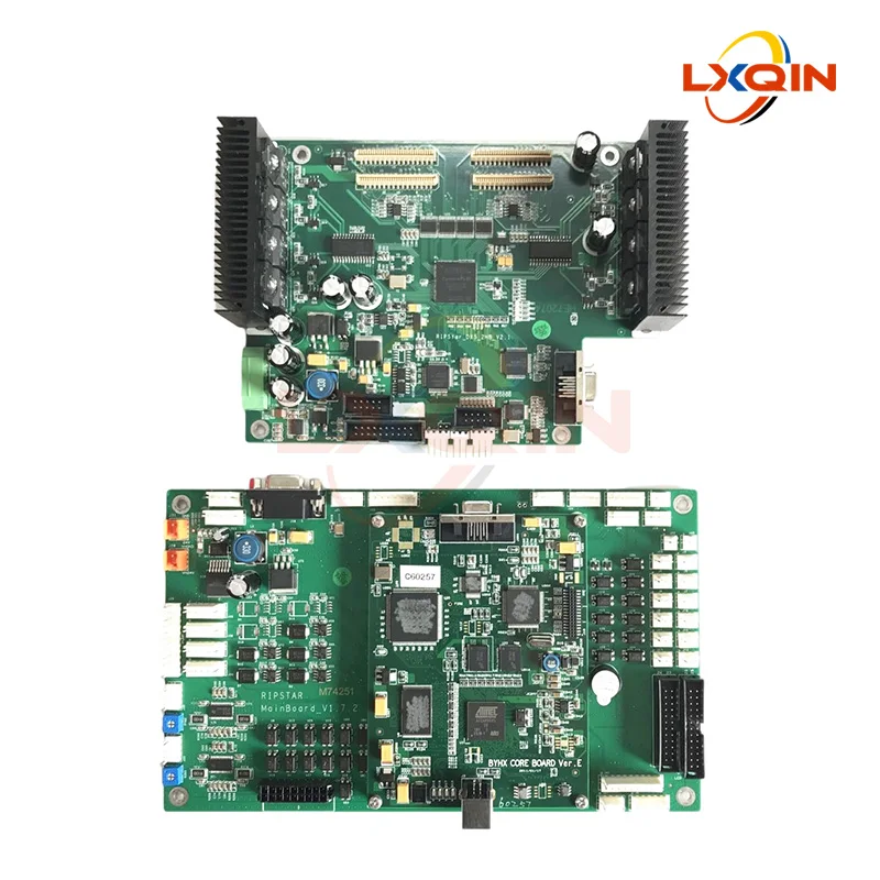 Lxqin Byhx Board para Epson Dx5 Dx7 Cabeça Dupla para Impressora Humana Xuli Allwin Twinjet Placa de Transporte Placa Principal V2.1