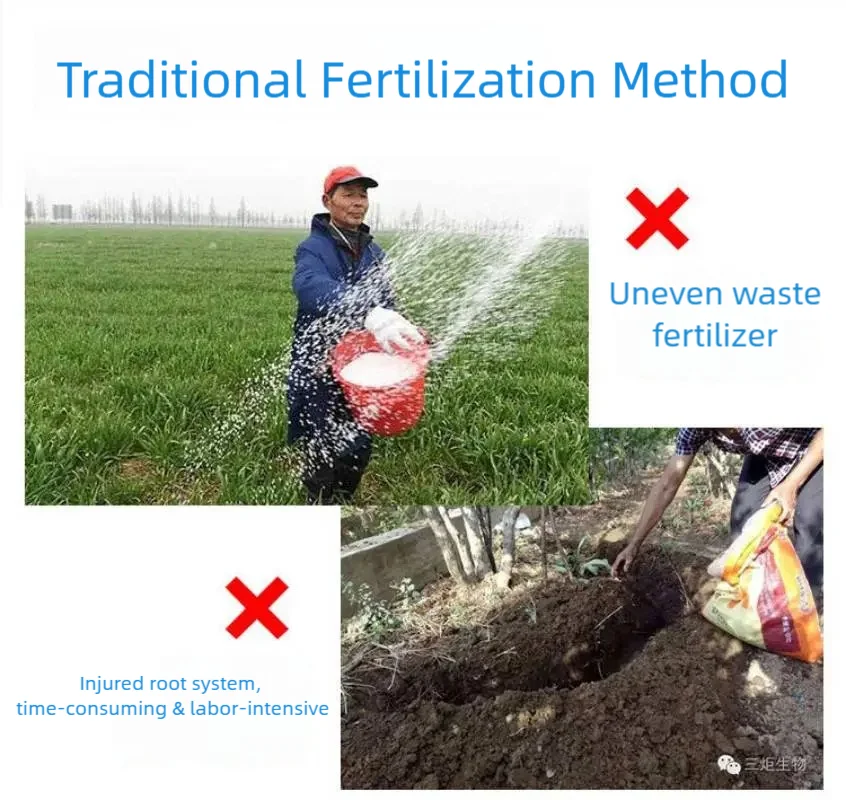 Back Carrying Granular Fertilizer Spreader for Corn Vegetables Versatile Agricultural Manual Fertilizing Tool Labor Saving