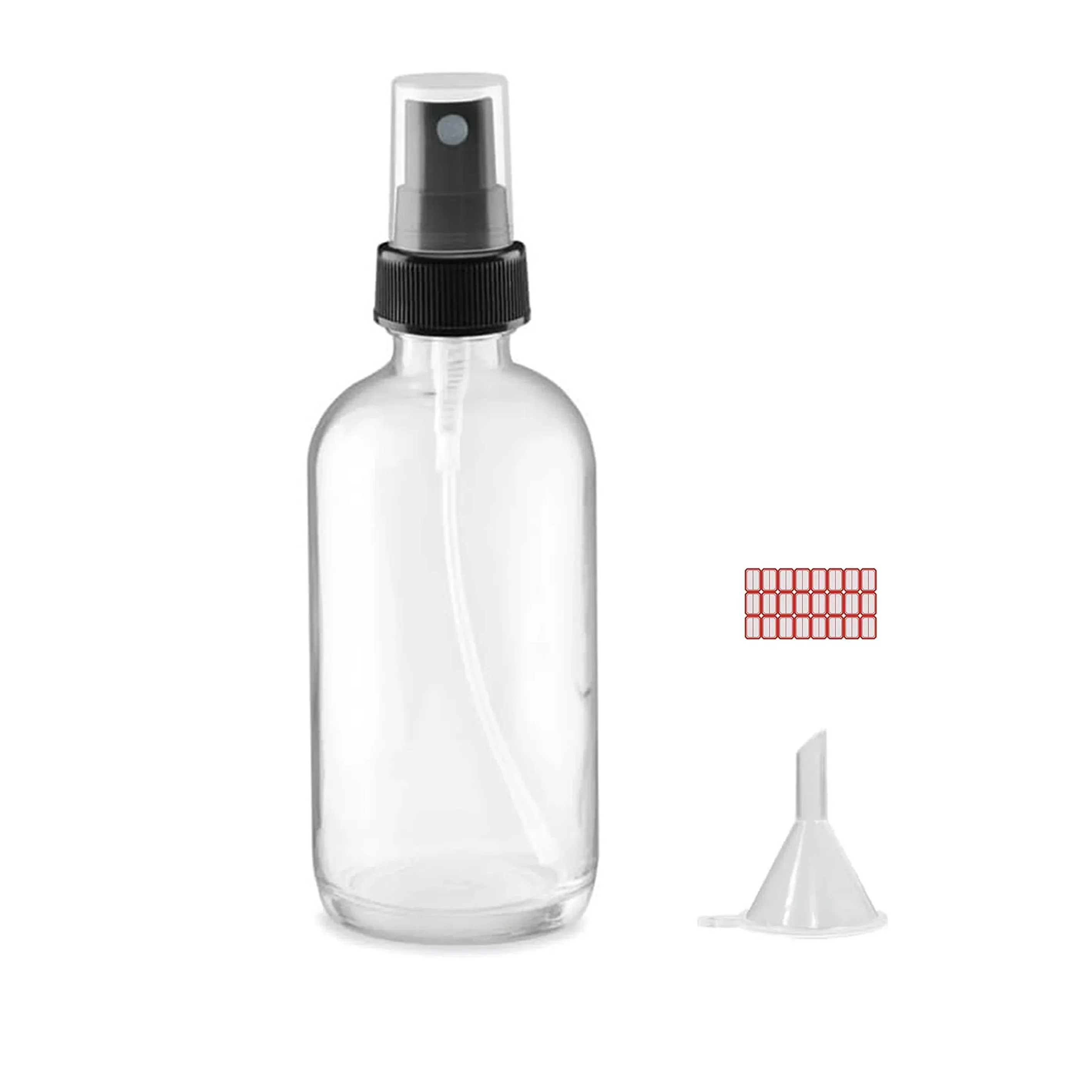 Bouteille de parfum en verre transparent de 5ml à 100ml, pulvérisateur, bouteille de brume rechargeable de voyage, récipient d'huile essentielle, 1 pièce