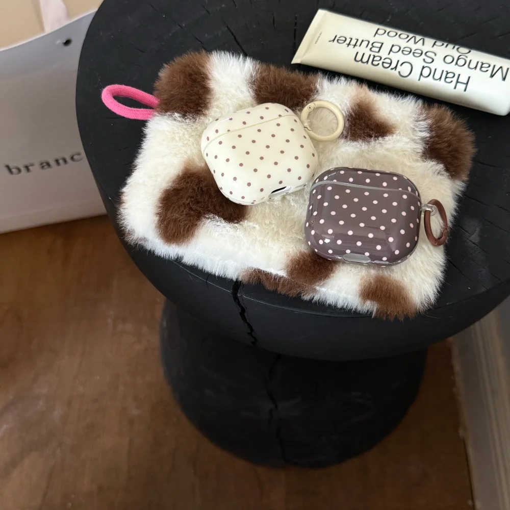 

Simple Korean polka dot series headphone protective case, suitable for AirPods 4/3/2Pro/2/3, new shockproof protective case