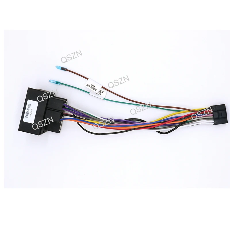 QSZN Android Canbus Box FD01 For FORD Mondeo/S-MAX 16 PIN Harness Wiring Power Cables Car Radio Multimedia Player 2 DIN