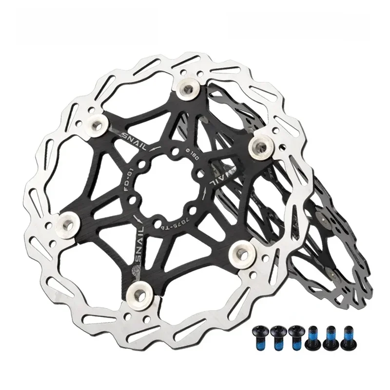AliExpress SNAIL 160/180/203mm Bicycle Floating Brake Disc Rotor cycling MTB Bike Brake Accessories Ultralight