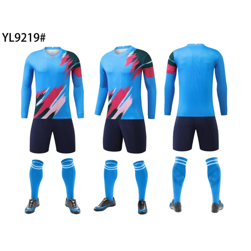 Soccer Goalkeeper Jersey 2025 Long Sleeve Football Jersey Suit For Kid Adults New Goalkeeper Uniform Men Goalie Shirt And Shorts - Image 3