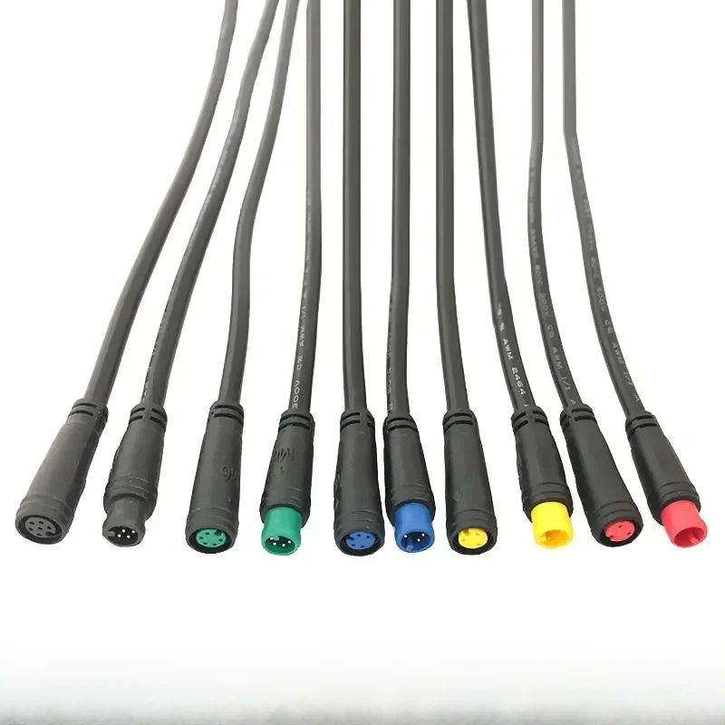 AliExpress DIVEDEER Waterproof M6 Connector Male Female 2/3/4/5/6 Pin Sensor Connection Cable for LED Light Electric Bicycle Intelligent Faucet IP65