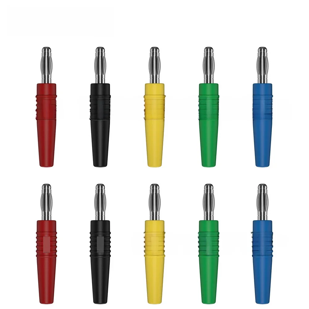 QSS 10 sztuk 3MM wtyczka bananowa drut niklowany typ lutowania dla 3MM gniazdo bananowe adapter wtyczki narzędzia elektryczne Q.10008 — zdjęcie 2
