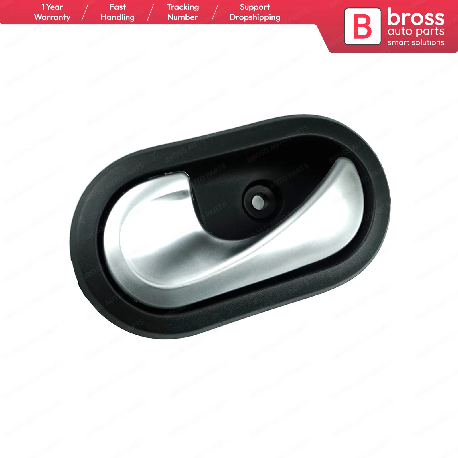 BDP603FBA Interior Door Handle Chrome For 12-On Dokker Lodgy 12-On Duster 09-On Front OR rear Left Doors Shipping From FRANCE