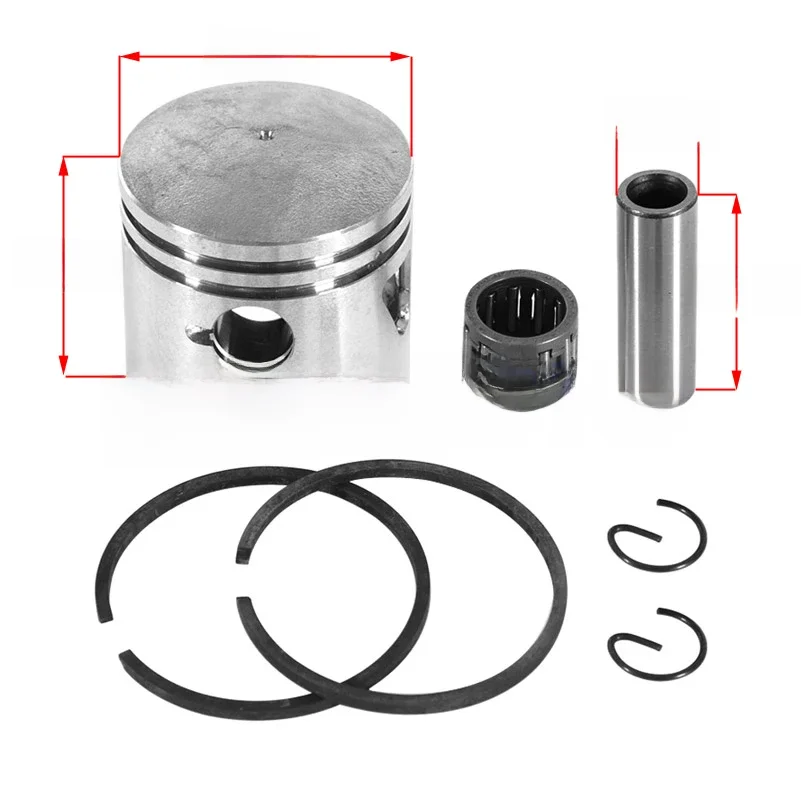 AliExpress NONE 44mm Piston Rings 12mm Assembly for 2-stroke 49cc Pocket Bike Motorcycle Accessory Brand High Quality K082-055