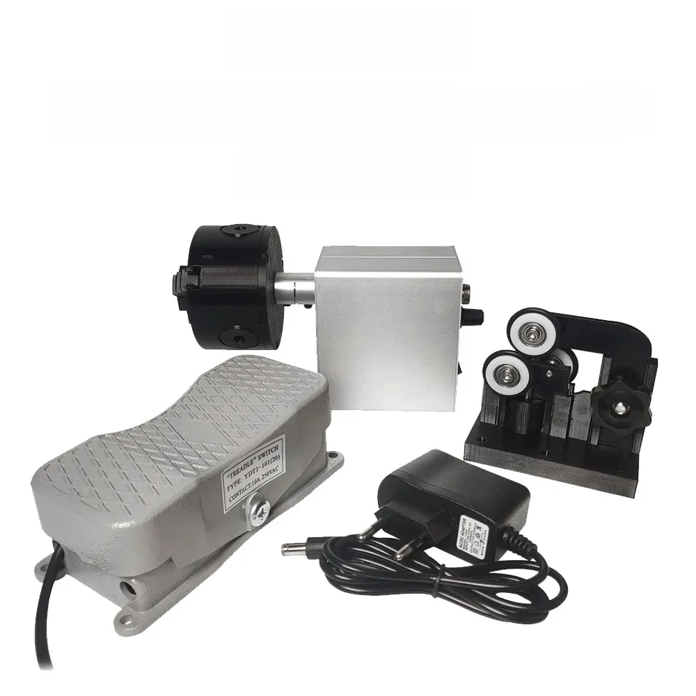 Electric Fishing Rod Repair Kits DIY Fishing Rod Epoxy Rotary Applicator Micro Winding Epoxy Machine Luya Rod Conversion