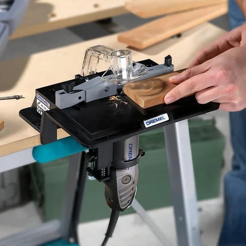 Dremel 231 Portable Rotary Tool Shaper and Router Table- Woodworking Attachment Perfect for Sanding Shaping and Trimming Edges