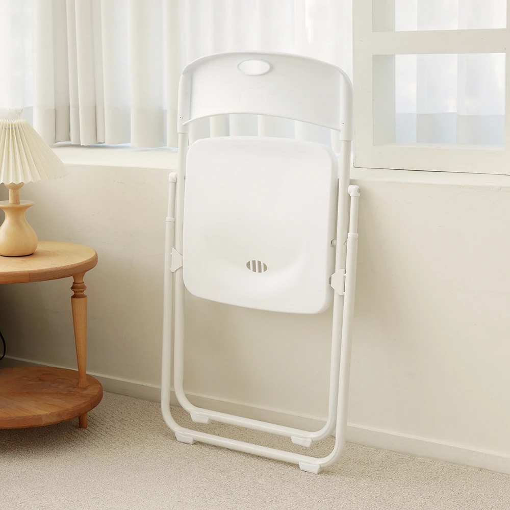 Easy Life Backrest Folding Square Chair Cot Aid Folding Chair Office Home Use (New Product)