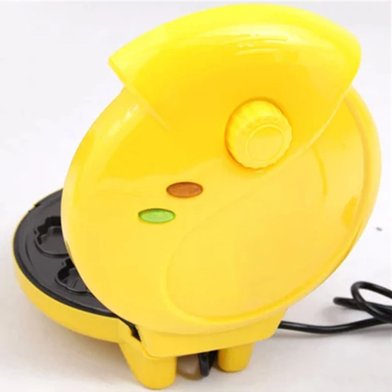 Multifunction Waffle Maker Easy Clean Pancake Cooking Cake Machine Double-Sided Heating Mini Cartoon Style for Kitchen Breakfast