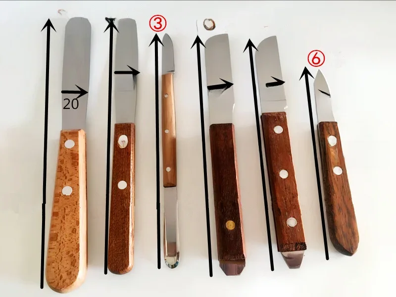 2 sztuk/zestaw szpatułka dentystyczna gips drewniany uchwyt nóż metalowa szpatułka nóż do mieszania gipsu narzędzia laboratorium dentystycznego materiały wyciskowe — zdjęcie 2
