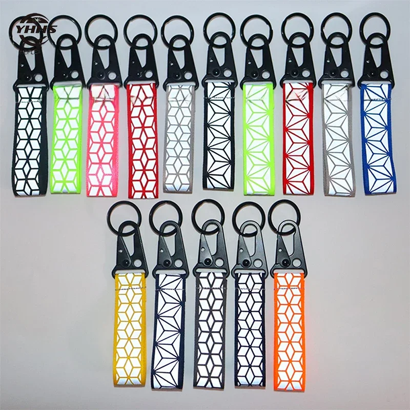 AliExpress 10cm Reflective Keychains High Visibility Reflector Pendant Traffic Safety Marker For Night Cycling