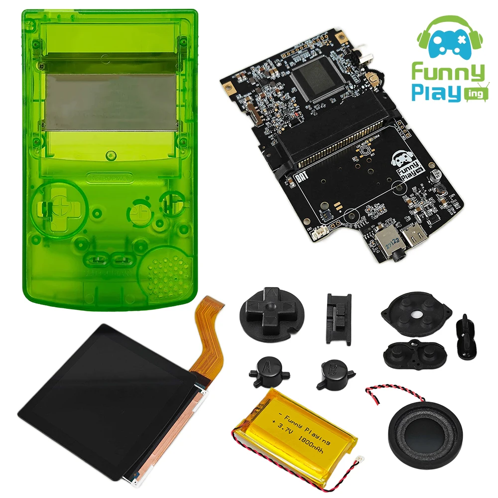 FunnyPlaying FPGBC Retro Pixel Game Console Kits GameBoy Colour