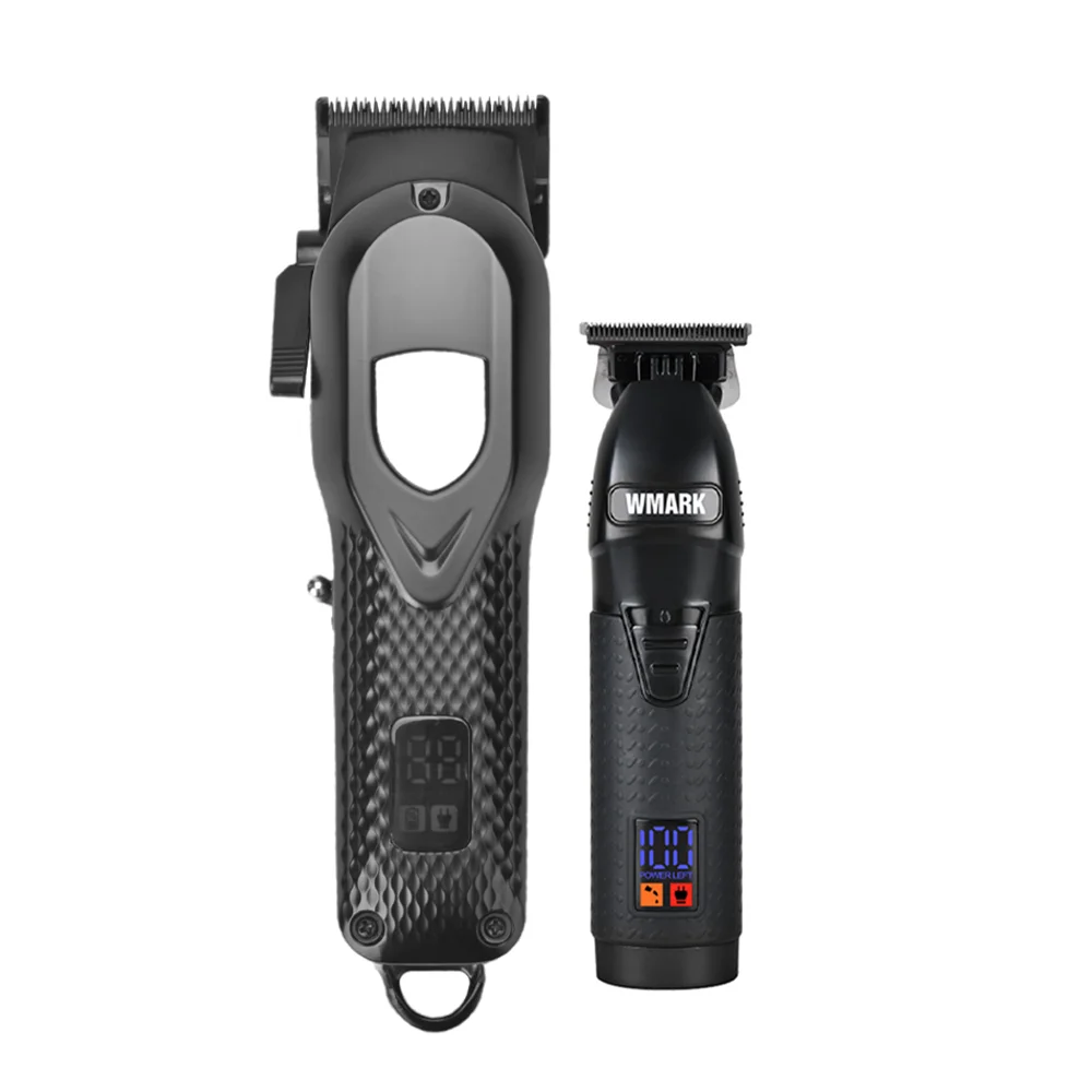 Kit 2 Maquina de Cabelo Wmark NG 119 e NG 318 Digital