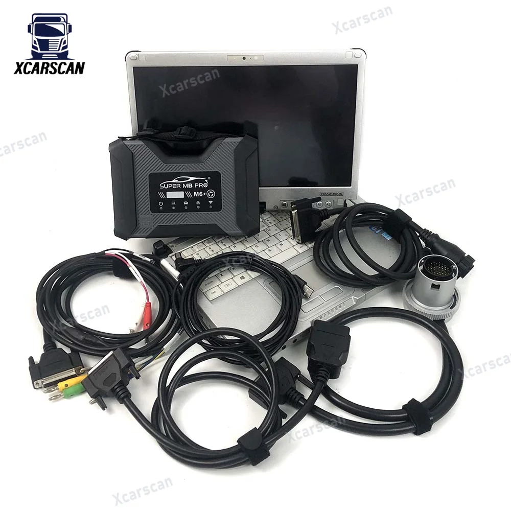 Full set CFC2 Laptop Main Test Super MB PRO M6+ WiFi DOIP Connect MB Star M6 XENTRY New upgrade Cars and Trucks diagnosis tool