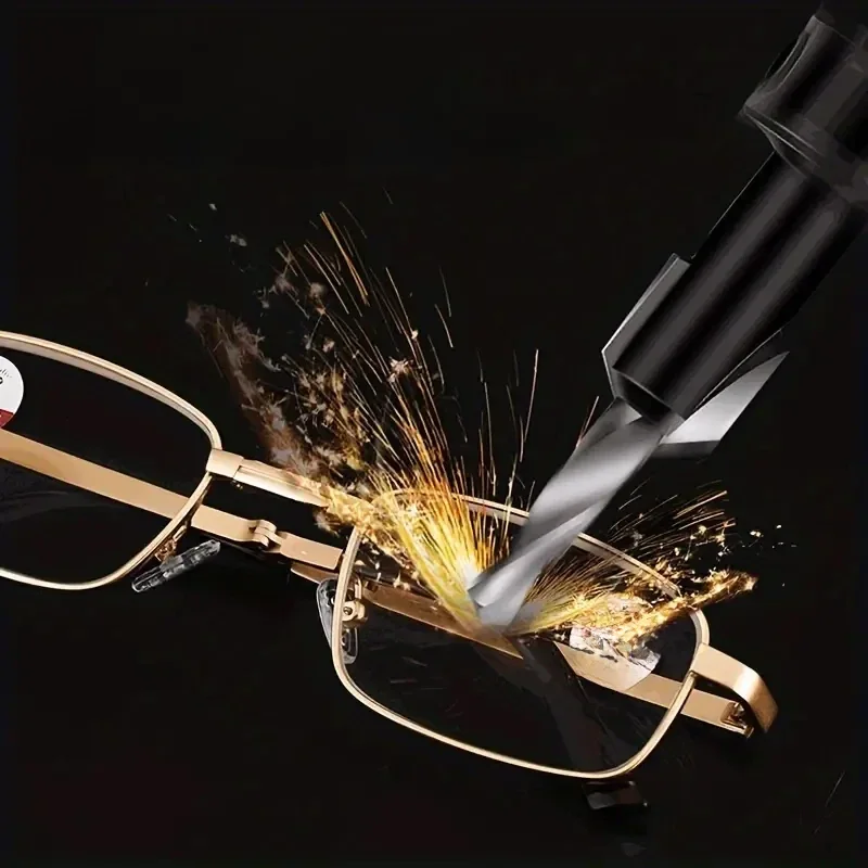 Lunettes de lecture en verre véritable pour hommes et femmes, verres en cristal de diamant naturel, incassables, presbytes, anti-rayures, dioptrie