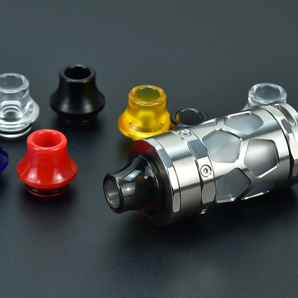 Wolfcoolvape Phong Cách 810 Nhỏ Giọt Đầu 510 Nhỏ Giọt Đầu Chất Liệu Nhựa Cho Zeus X Rta Taifun Gt5 Rta Thả V1.5 Rda