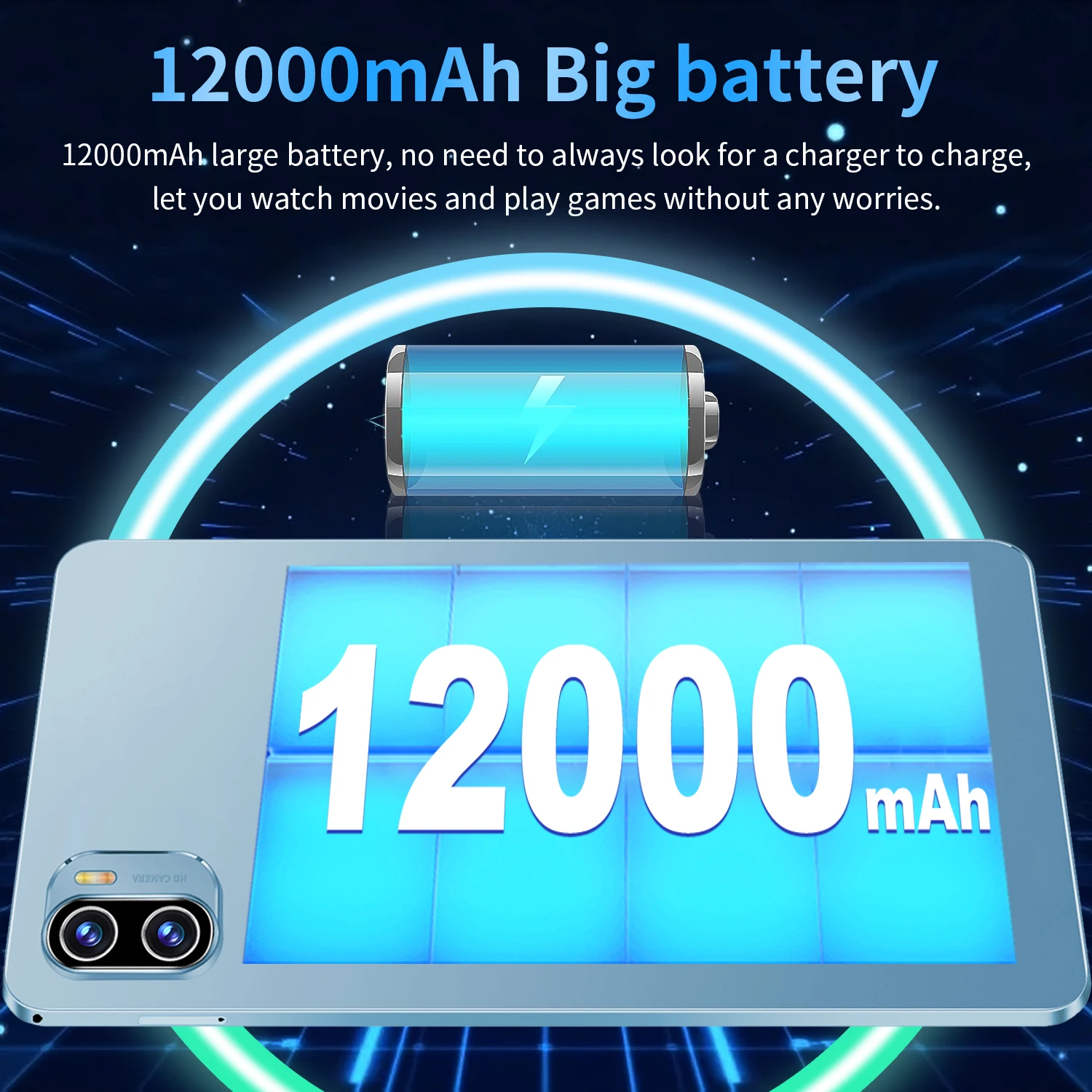 Immagine 5: 2025 nuovo Tablet originale da 10.36 pollici 16GB Ram 1TB Rom Android13.0 Dual SIM 10 Core 12000mAh Bluetooth WIFI 5G Tablet PC di rete