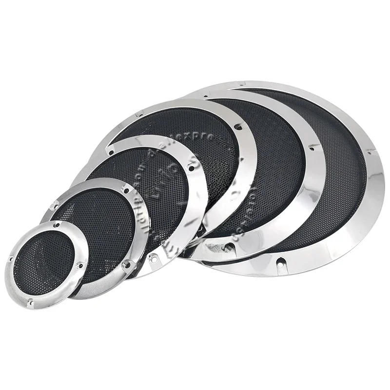 Dla 2 "/3"/4 "/5"/6,5 "/8"/10 "głośnik osłona grilla wysokiej jakości samochodowa sieć do konwersji audio w domu dekoracyjne kółko metalowa siatka ochronna — zdjęcie 2