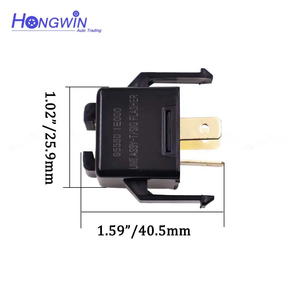 Car Electronic Flasher Relay for Hyundai OEM 95550-1E000 955501E000 Interchange number 95550-1Y500