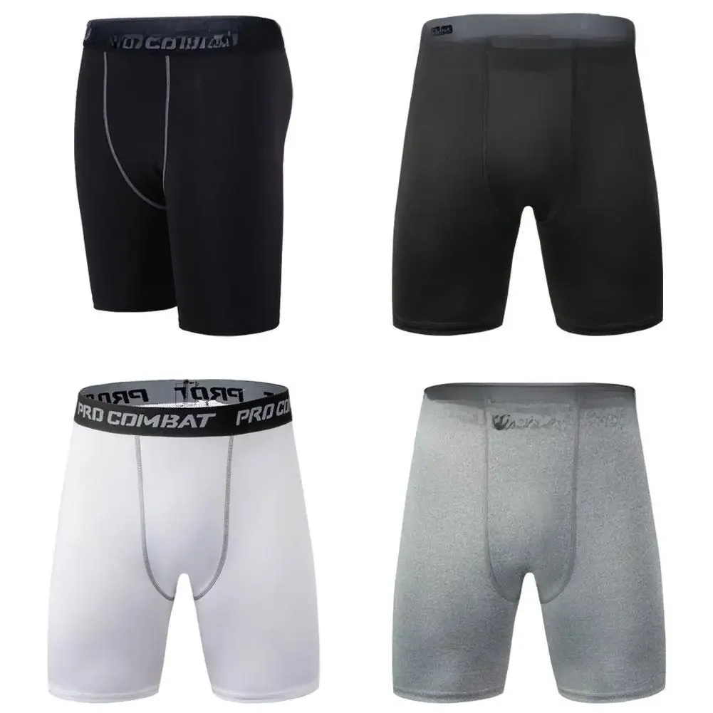 AliExpress NONE Men Bodybuilding Shorts Fitness Workout Inseam Gym Knickers Male Muscle Alive Elastic Compression Tights Skinny Leggins Hombre