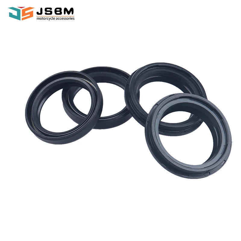 JSBM 41x53x8 Motorcycle Front Fork Damper Oil Seal Dust Seal for Kawasaki ER-6N ER6N ER6F Z650 Z750 Z800e GTR1000 ZX1100 Z1300