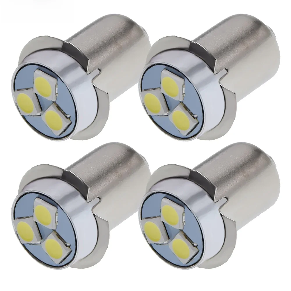 AliExpress ebon blade 4Pcs P13.5S White 6000K LED Bulb 3V 4.5V 6V 12V 18V PR2 For Maglite Flashlight Replacement LampTorches Bike Work Minuature Light