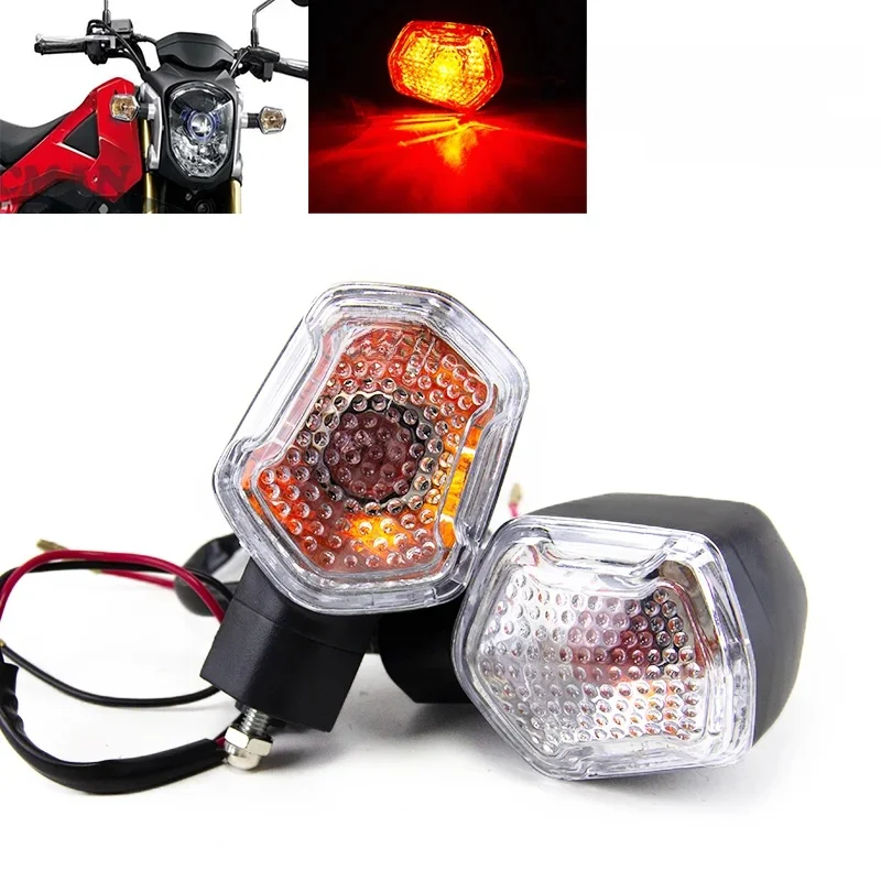 AliExpress Motorcycle Bulb Turn Signals Lights For Honda Msx 125 2015 M3 DAX Zoomer-x Little Monkey Bike Directional Indicator Flasher Lamp