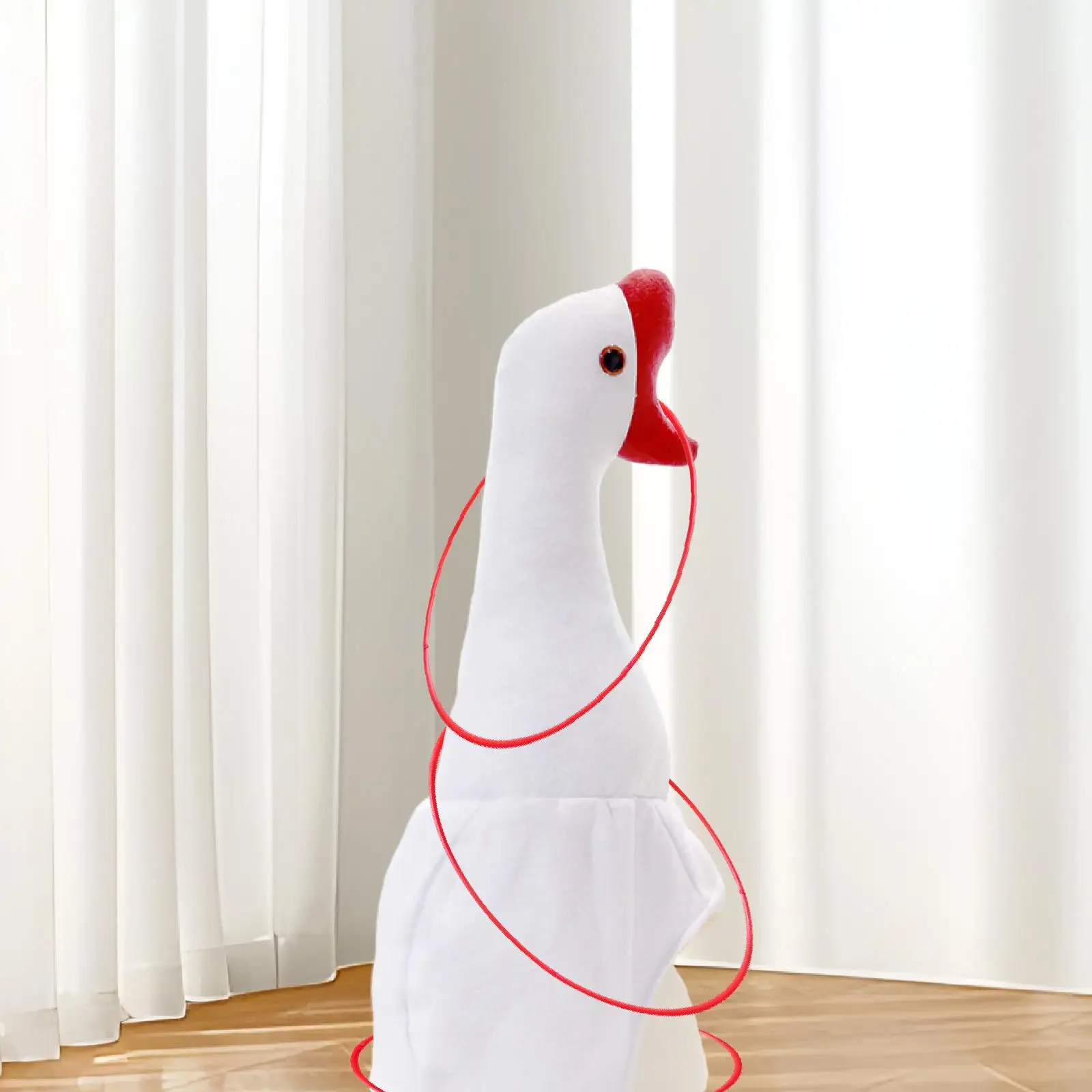 Kapelusz z głową gęsi Przebranie Halloween Karnawał Występ Dorosłych Nakrycie głowy Uroczy Kreskówkowy Ślub Plenerowy Nowatorski Kapelusz na Imprezę Pluszowy Kapelusz