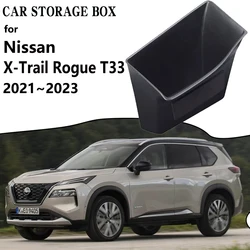 Car Storage Boxs for Nissan X-Trail T33 Accessories Rogue 2021~2023 Central Console Sundries Armrest Sundries Organizer Holders