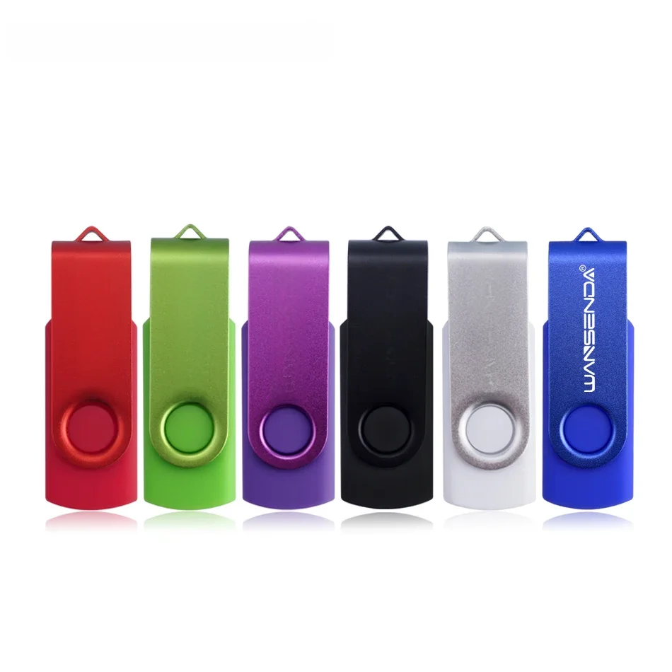 Wansenda pamięć USB 256GB 128GB 64GB 32GB 16GB 8GB 4GB Swivel projekt Pen Drive Pendrives Cle USB 2.0 przenośny pendrive — zdjęcie produktu 7