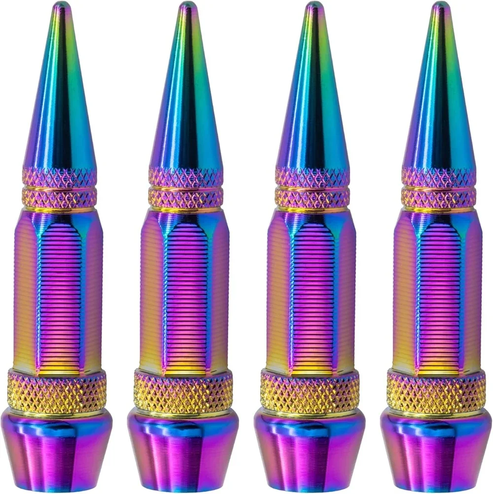 Bouchons de tige de Valve de pneu en alliage d'aluminium, 4 pièces, couvercles de tige de Valve de pneu anti-poussière pour voitures, SUV, camions, vélos, motos, vélos