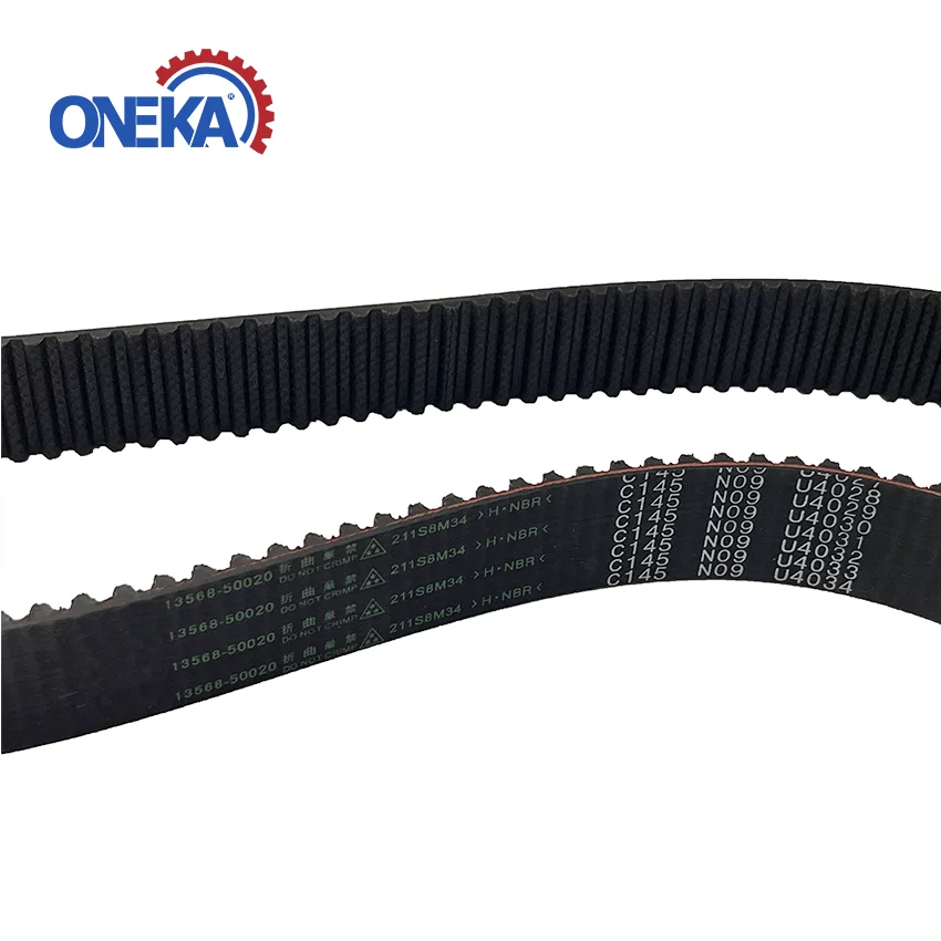 ONEKA Timing Belt 13568-50020 211S8M34 for Toyota 4 Runner Sequoia Tundra Lexus LX Petrol 4.7L Engine 1UZ-FE 2UZ-FE 3UZ-FE