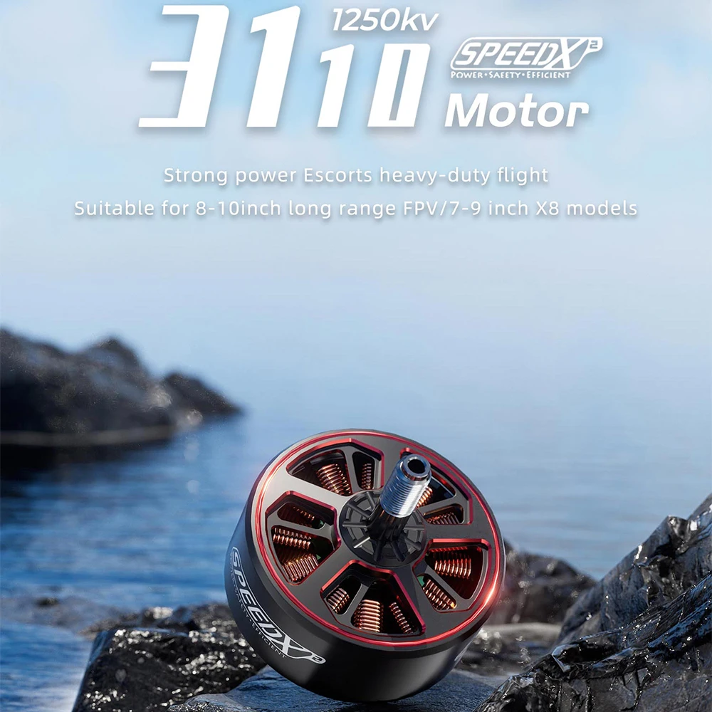 

GEPRC SPEEDX2 3110 900KV/1250KV бесщеточный двигатель подходит для 7-10 Inch Long Range FPV Drone Accessories