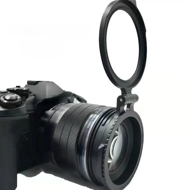 49/52/55/58/62/67/72/77/82mm Adapter obiektywu aparatu Flip ND Filter Switching Bracket Quick Release Mount do aparatu Nikon Sony Fuji — 2