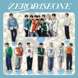 10CM Kpop ZB1 ZEROBASEONE Acrylic Double-Sided Stand Figure Character Model Desktop Decoration ZhangHao Ricky Yujin Fans Gift