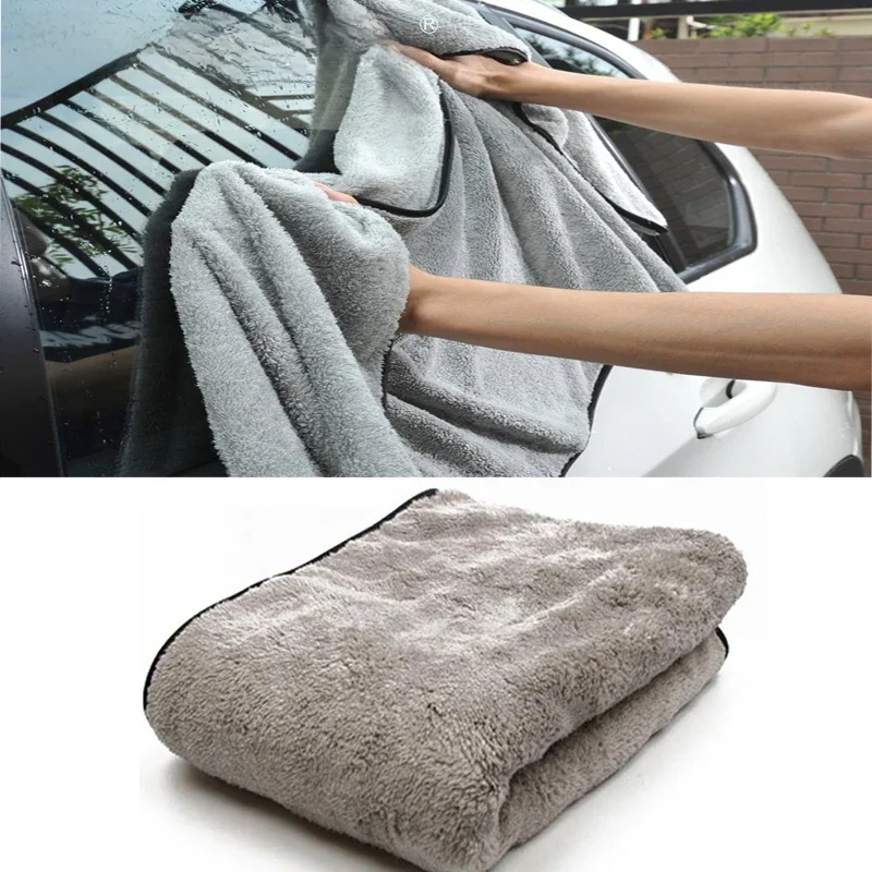 SEAMETAL – serviette de lavage automatique en microfibre, Super absorbante, pour nettoyage et séchage de voiture, chiffons multifonctionnels pour accessoires de lavage de voiture