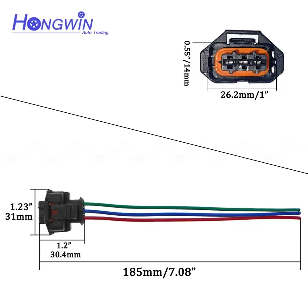 Genuine No.:35170 26900 Throttle Position Sensor Plug Fits Hyundai Accent Kia Rio 06-11  TH432  , 3517026900 , 35170-26900