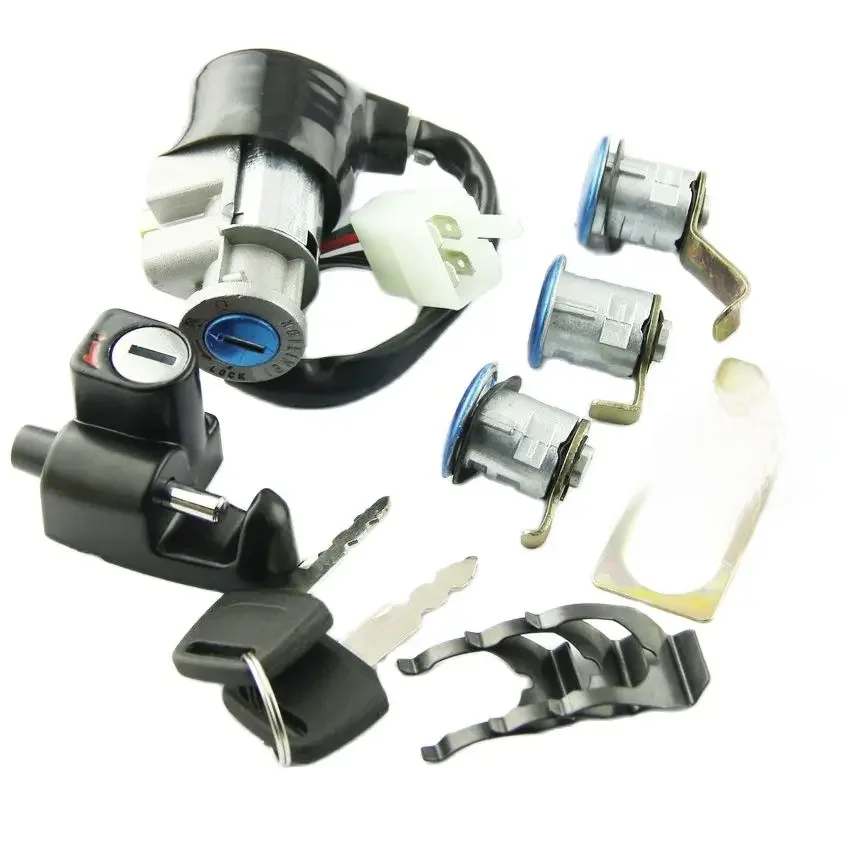 Dla Honda CN250 Helix 1986-2007 OEM:35010-KS4-711 motocykl wyłącznik zapłonu korek wlewu paliwa zamek siedzenia zestaw kluczy akcesoria — zdjęcie 2