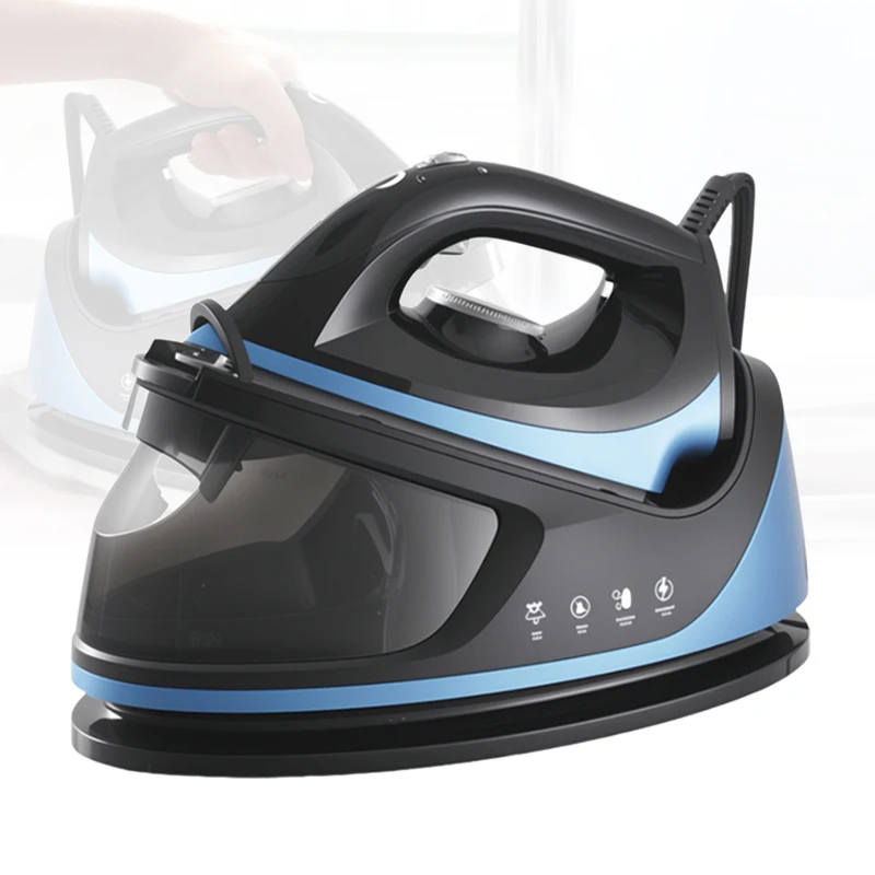Plancha de Vapor Portátil de 2000W con Tanque de 1.1L, Vapor Continuo de 60g/min, Suela de Cerámica para Planchado Vertical y Horizontal