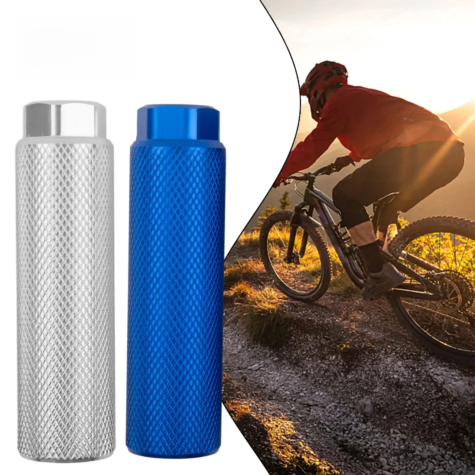 AliExpress Bike Pegs Aluminum Alloy Anti Skid Foot Rests ForBMX Bicycle Fit 3 8 Inch Axles Footpegs Replacement Accessories