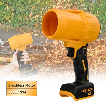 Ventilador Turbo Jet sin escobillas, soplador de aire eléctrico inalámbrico de 30000RPM, herramienta eléctrica de mano violenta para batería Dewalt de 20V (sin batería)